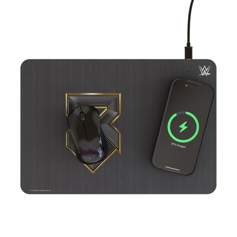 Seth Freakin Rollins Clean 15-Watt Wireless Charger and Mouse Pad Lifestyle.Jpg