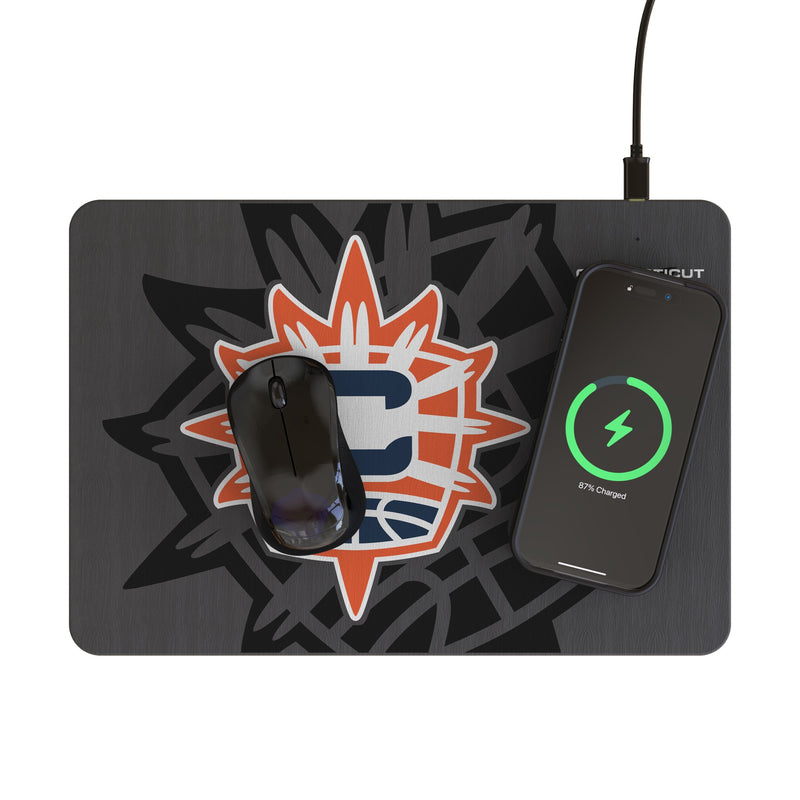 Connecticut Sun Monocolor Tilt 15-Watt Wireless Charger and Mouse Pad Lifestyle.Jpg