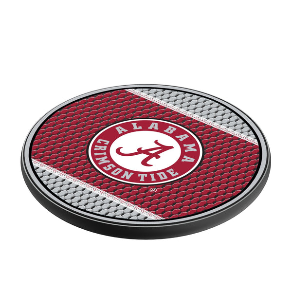 University of Alabama Crimson Tide Mesh 15-Watt Wireless Charger Iso.Jpg