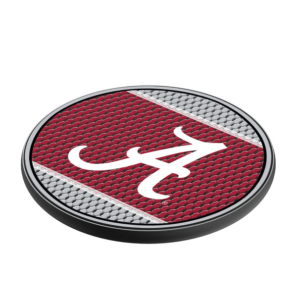 University of Alabama Crimson Tide Script A Mesh 15-Watt Wireless Charger Iso.Jpg
