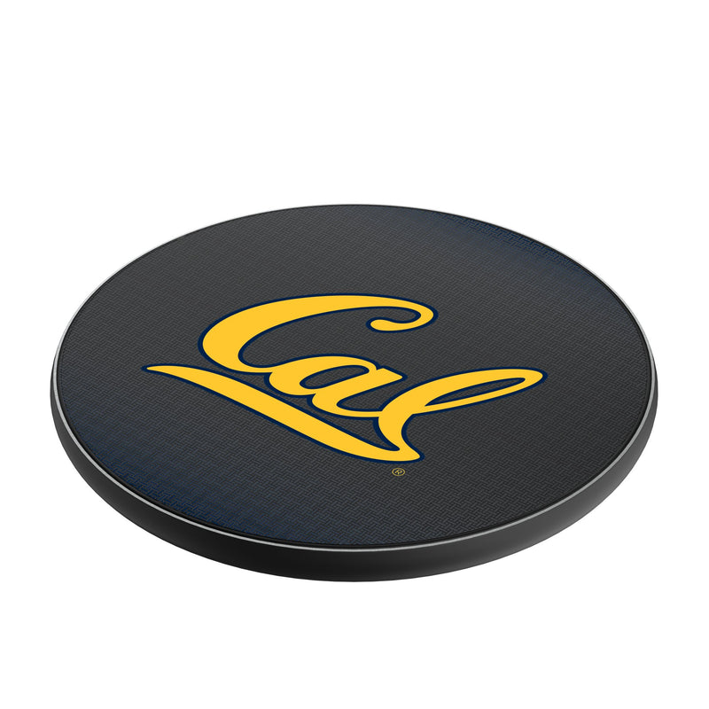 University of California Berkeley Golden Bears Linen 15-Watt Wireless Charger Iso.Jpg
