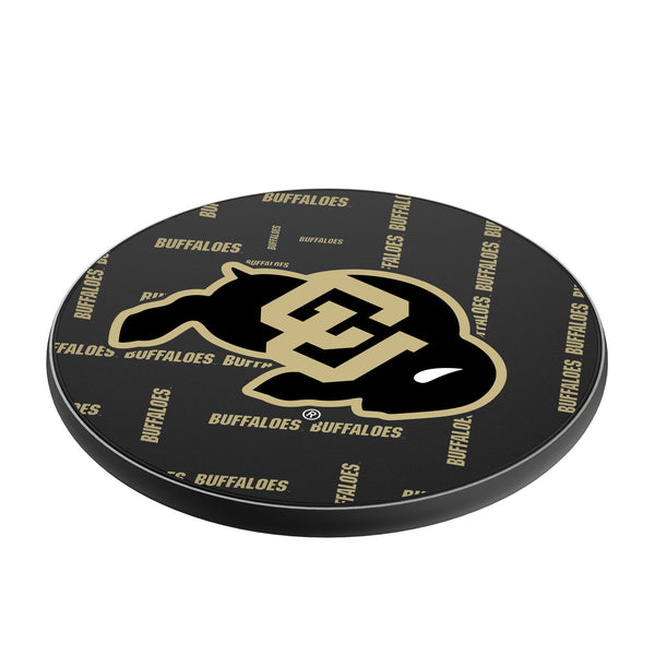 University of Colorado Buffaloes Quadtile 15-Watt Wireless Charger Iso.Jpg