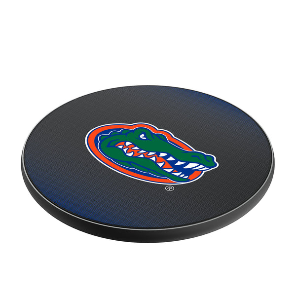 University of Florida Gators Linen 15-Watt Wireless Charger Iso.Jpg