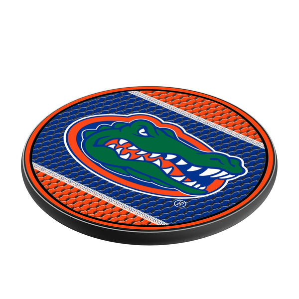 University of Florida Gators Mesh 15-Watt Wireless Charger Iso.Jpg