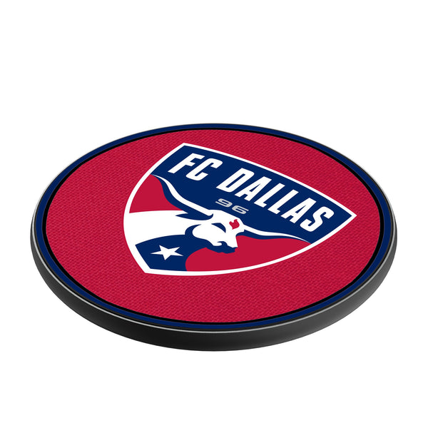 FC Dallas Solid 15-Watt Wireless Charger Iso.Jpg