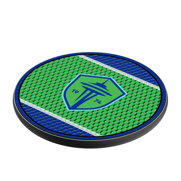 Seattle Sounders FC Mesh 15-Watt Wireless Charger Iso.Jpg