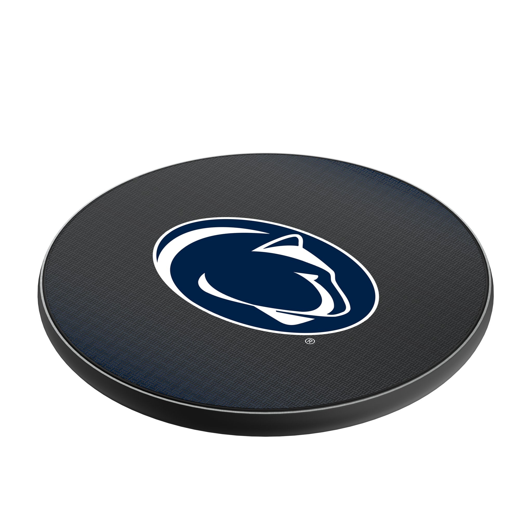 Pennsylvania State University Nittany Lions Linen 15-Watt Wireless Charger Iso.Jpg