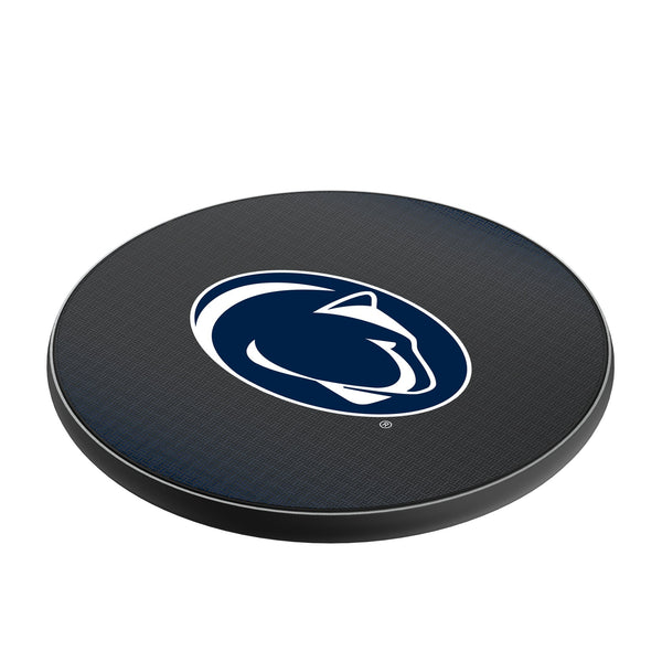 Pennsylvania State University Nittany Lions Linen 15-Watt Wireless Charger Iso.Jpg