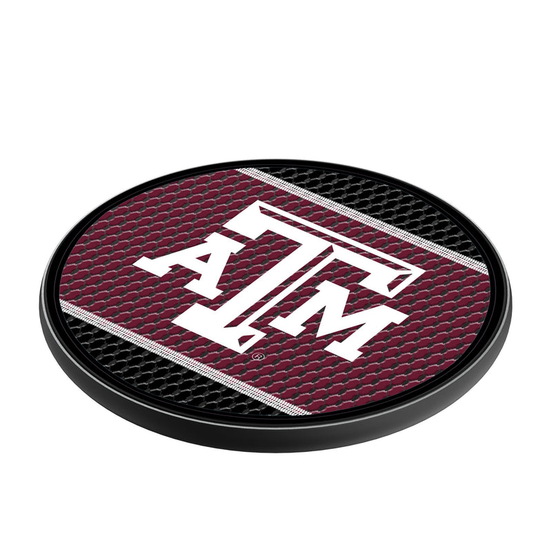 Texas A&M University Aggies Mesh 15-Watt Wireless Charger Iso.Jpg