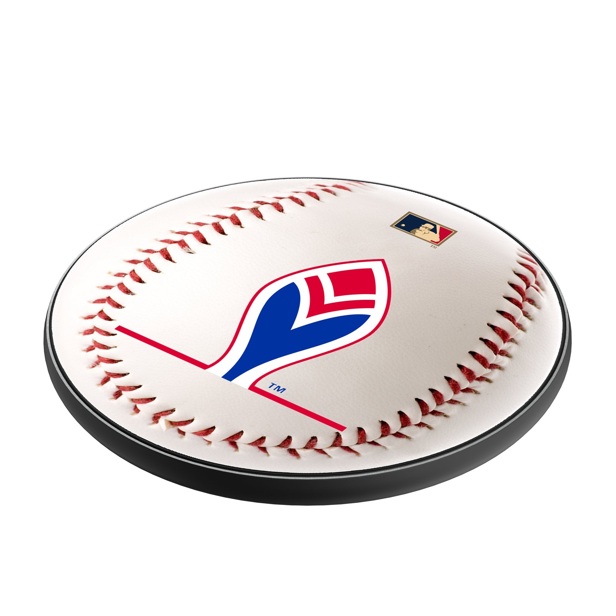 Atlanta Braves 1972-1975 - Cooperstown Collection Baseball 15-Watt Wireless Charger Iso.Jpg