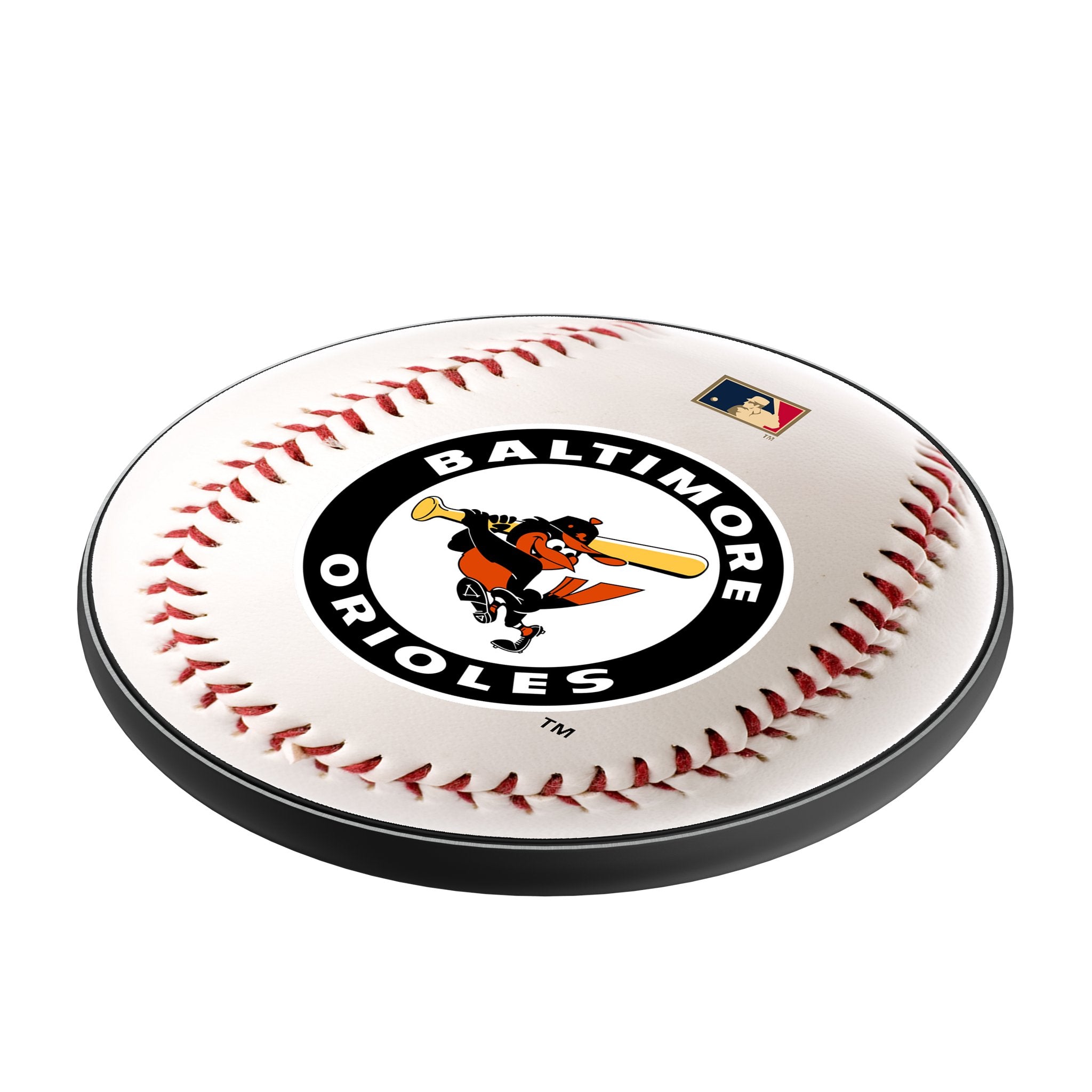 Baltimore Orioles 1966-1969 - Cooperstown Collection Baseball 15-Watt Wireless Charger Iso.Jpg