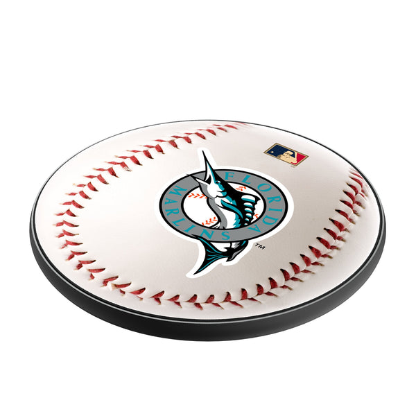 Miami Marlins 1993-2011 - Cooperstown Collection Baseball 15-Watt Wireless Charger Iso.Jpg