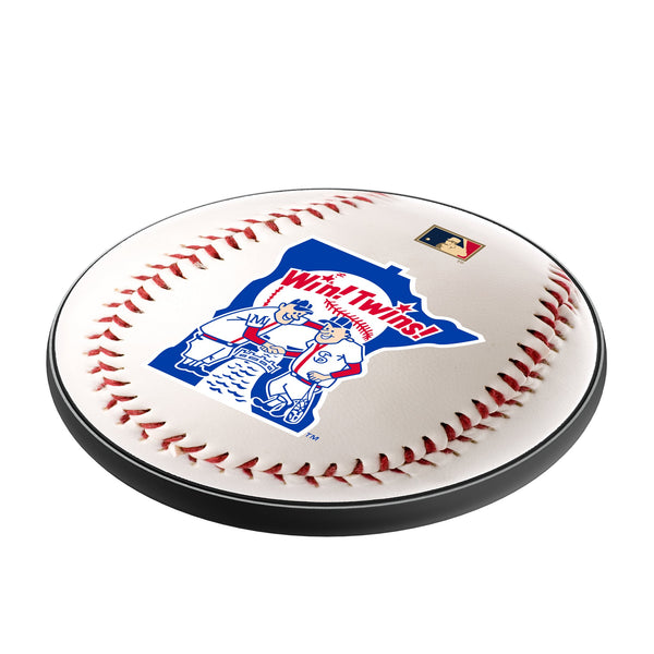 Minnesota Twins 1976-1986 - Cooperstown Collection Baseball 15-Watt Wireless Charger Iso.Jpg