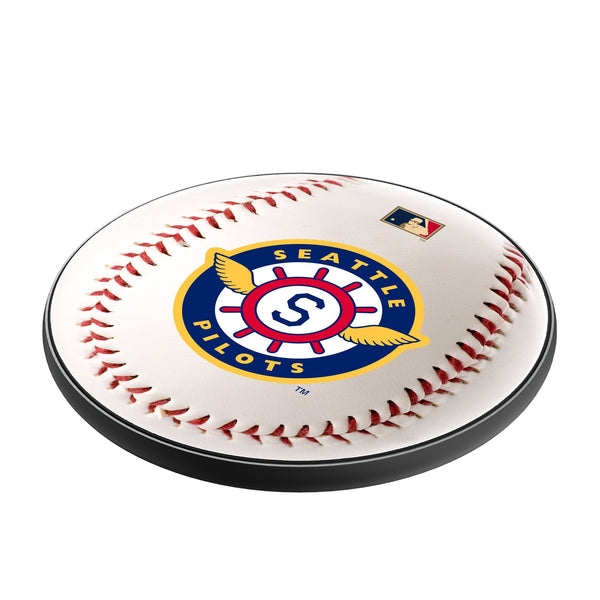 Seattle Pilots 1969 - Cooperstown Collection Baseball 15-Watt Wireless Charger Iso.Jpg