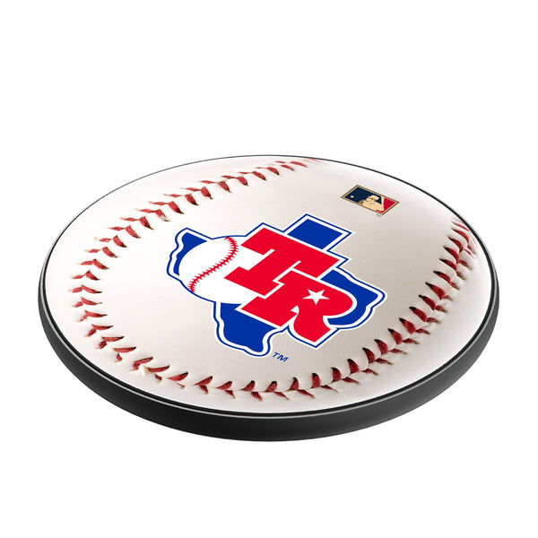 Texas Rangers 1981-1983 - Cooperstown Collection Baseball 15-Watt Wireless Charger Iso.Jpg