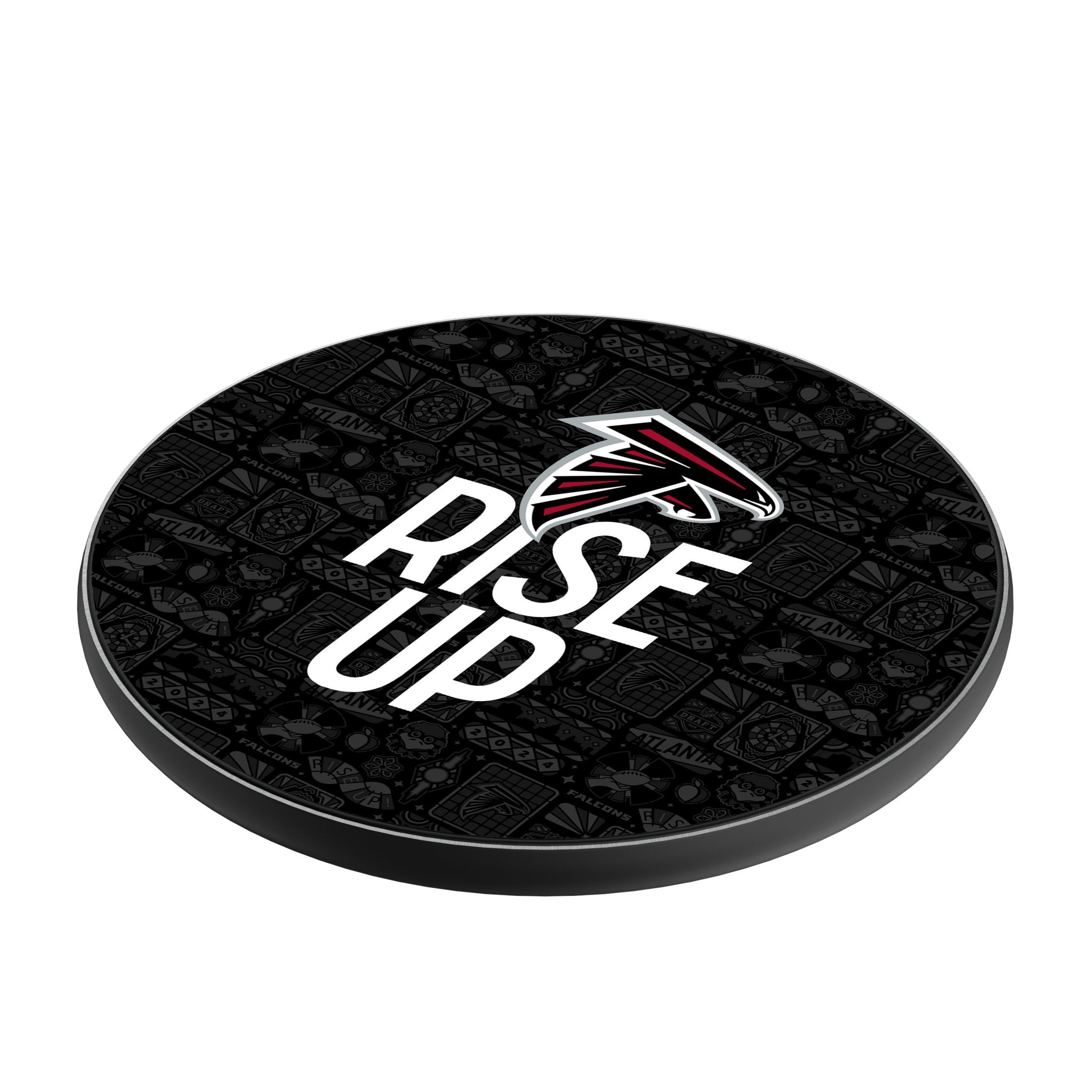 Atlanta Falcons 2024 Illustrated Limited Edition 15-Watt Wireless Charger Iso.Jpg