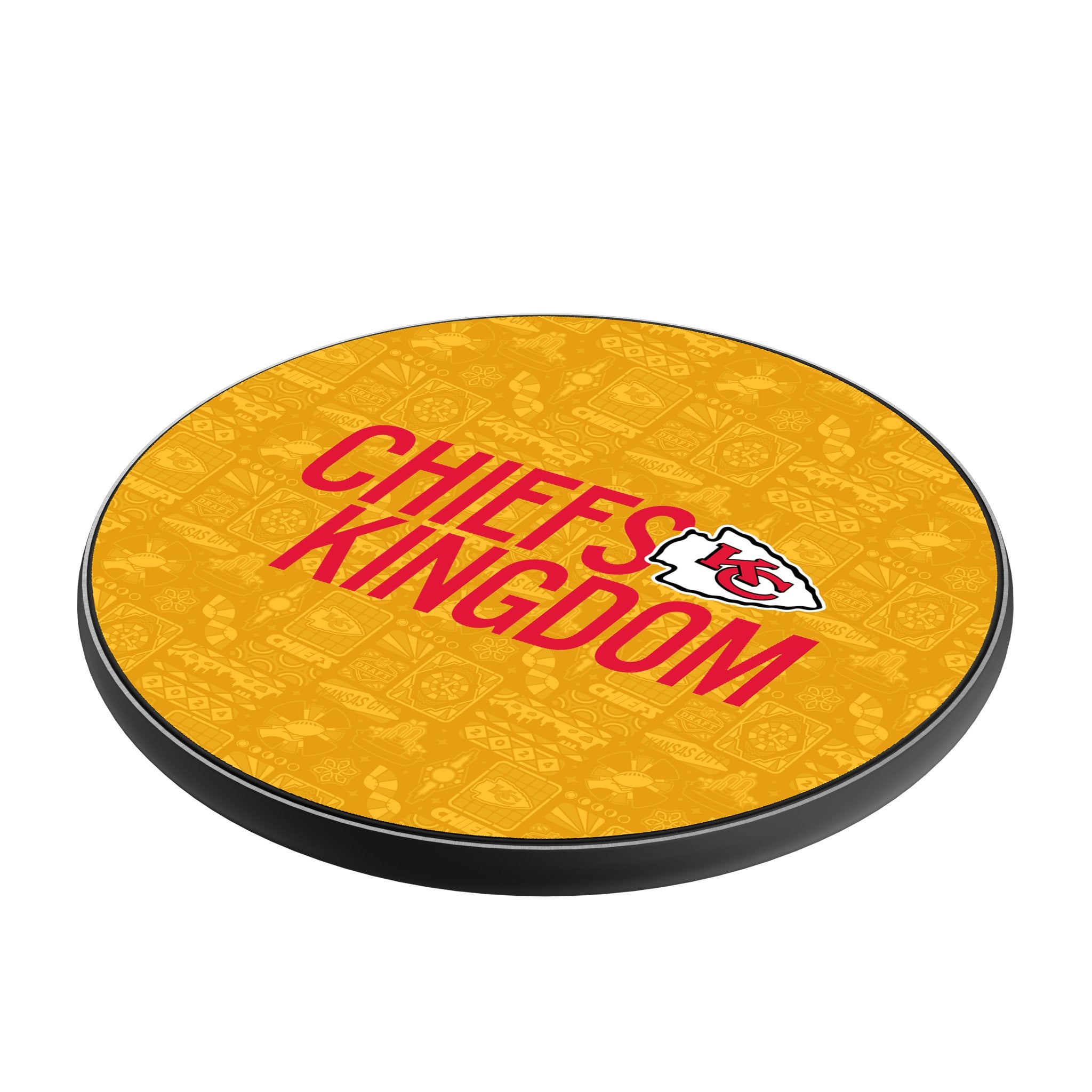 Kansas City Chiefs 2024 Illustrated Limited Edition 15-Watt Wireless Charger Iso.Jpg