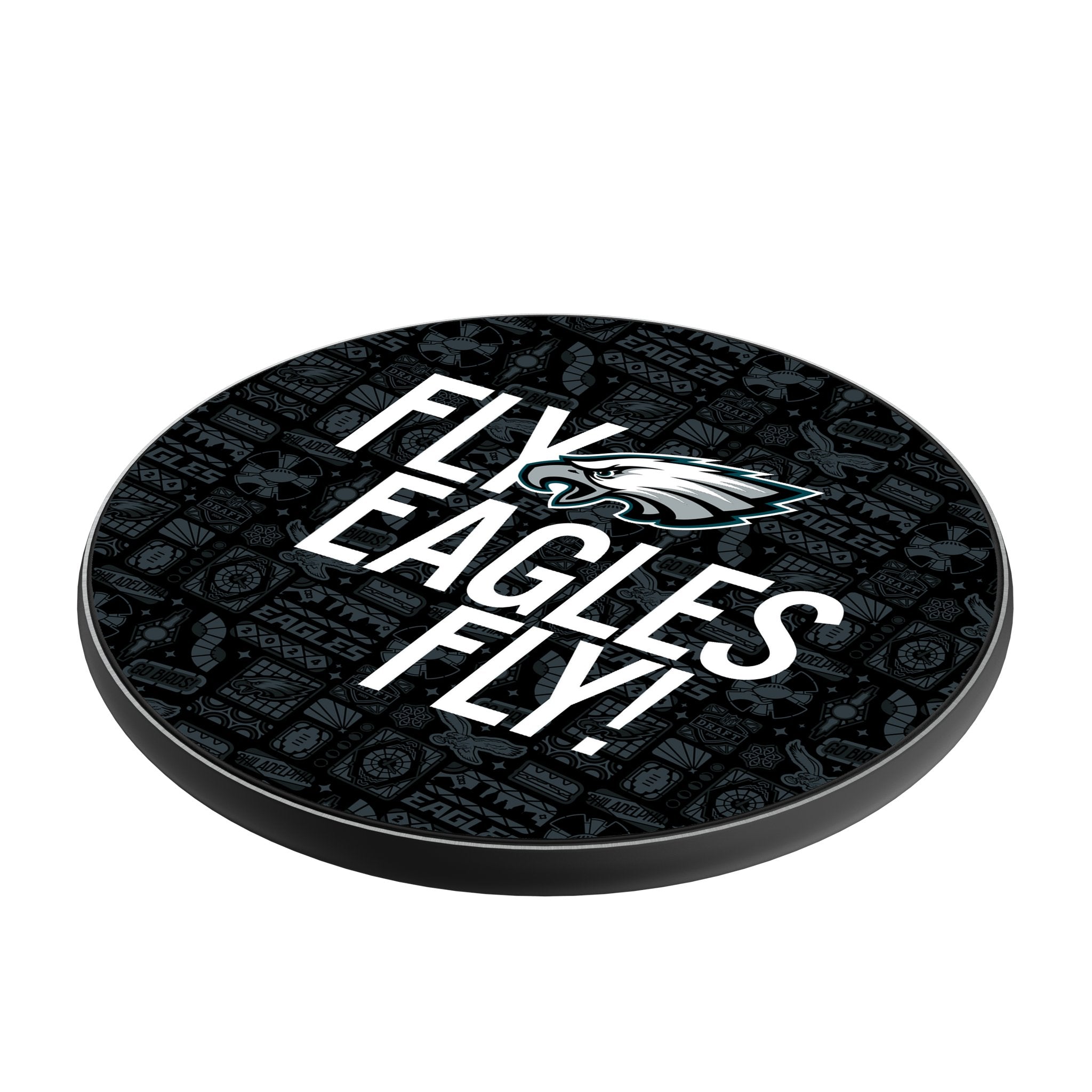 Philadelphia Eagles 2024 Illustrated Limited Edition 15-Watt Wireless Charger Iso.Jpg