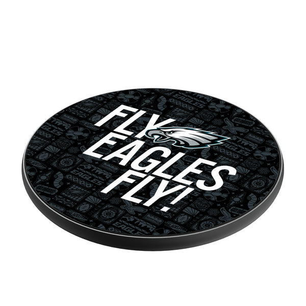 Philadelphia Eagles 2024 Illustrated Limited Edition 15-Watt Wireless Charger Iso.Jpg