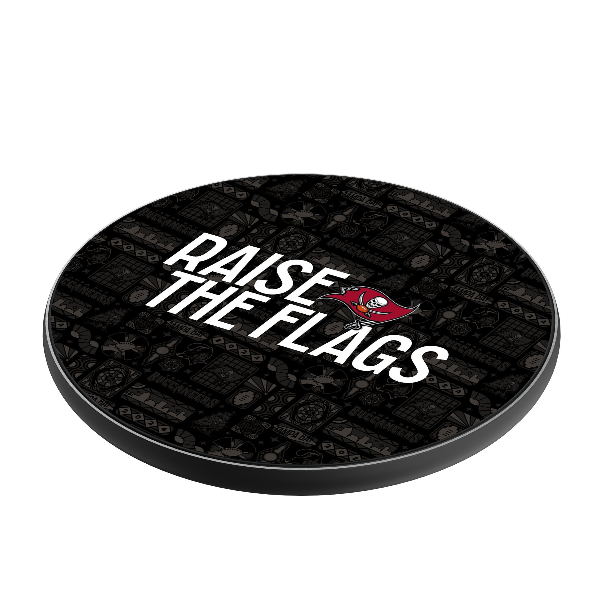 Tampa Bay Buccaneers 2024 Illustrated Limited Edition 15-Watt Wireless Charger Iso.Jpg
