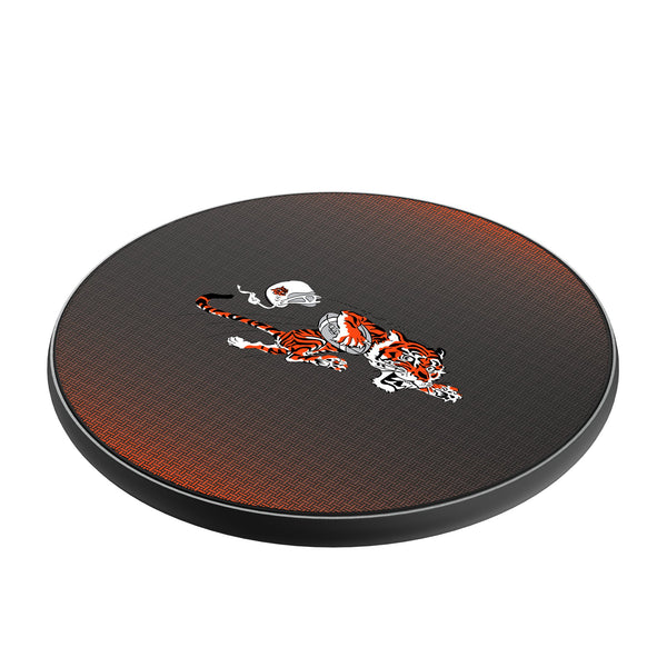 Cincinnati Bengals Historic Collection Linen 15-Watt Wireless Charger Iso.Jpg