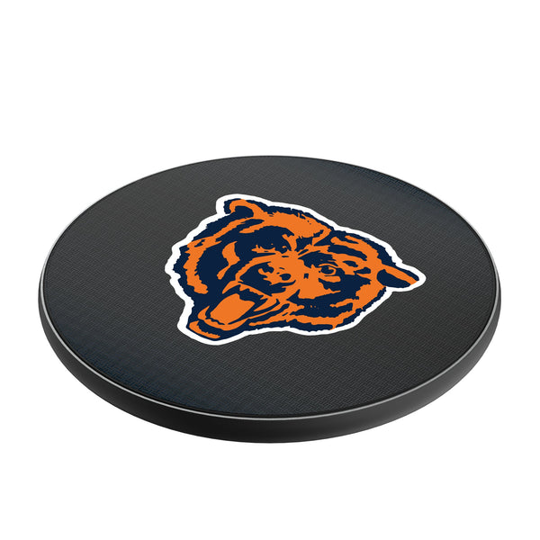 Chicago Bears 1946 Historic Collection Linen 15-Watt Wireless Charger Iso.Jpg