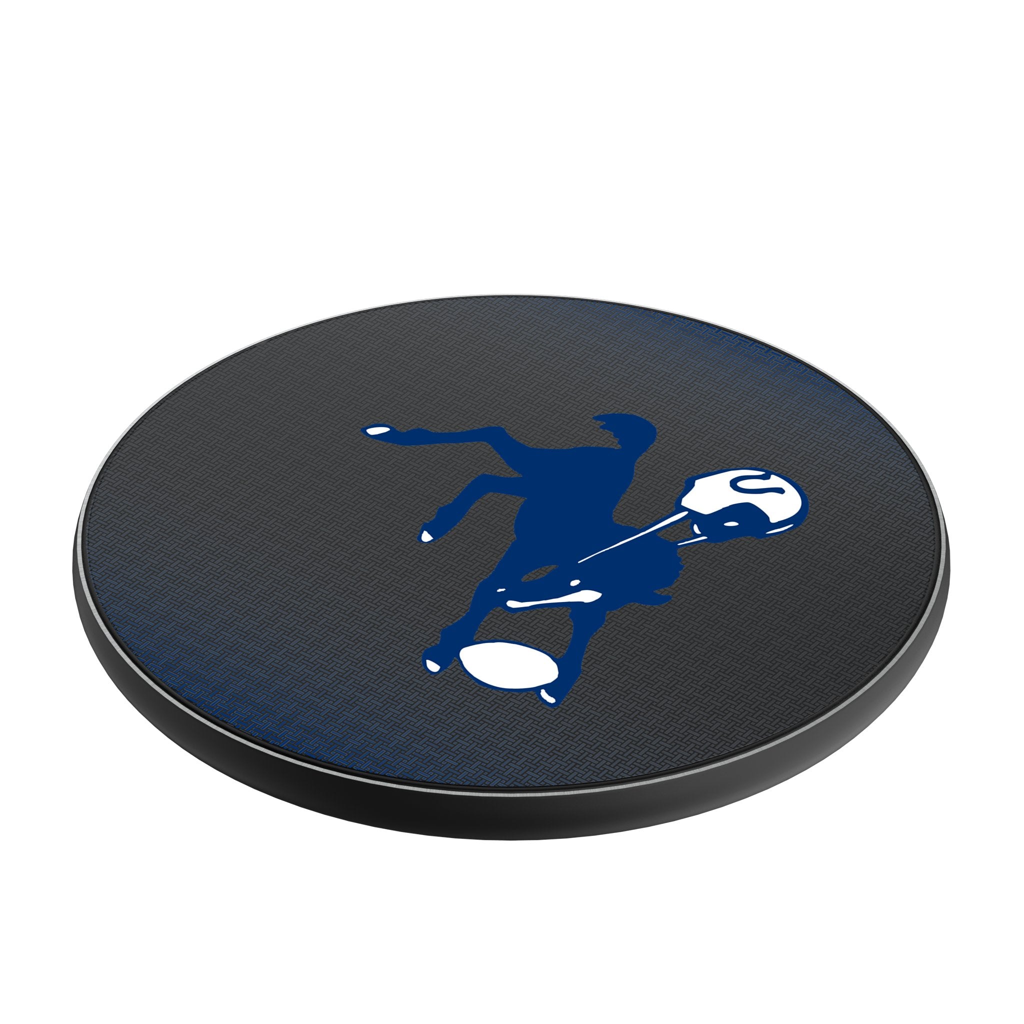 Baltimore Colts 1946 Historic Collection Linen 15-Watt Wireless Charger Iso.Jpg