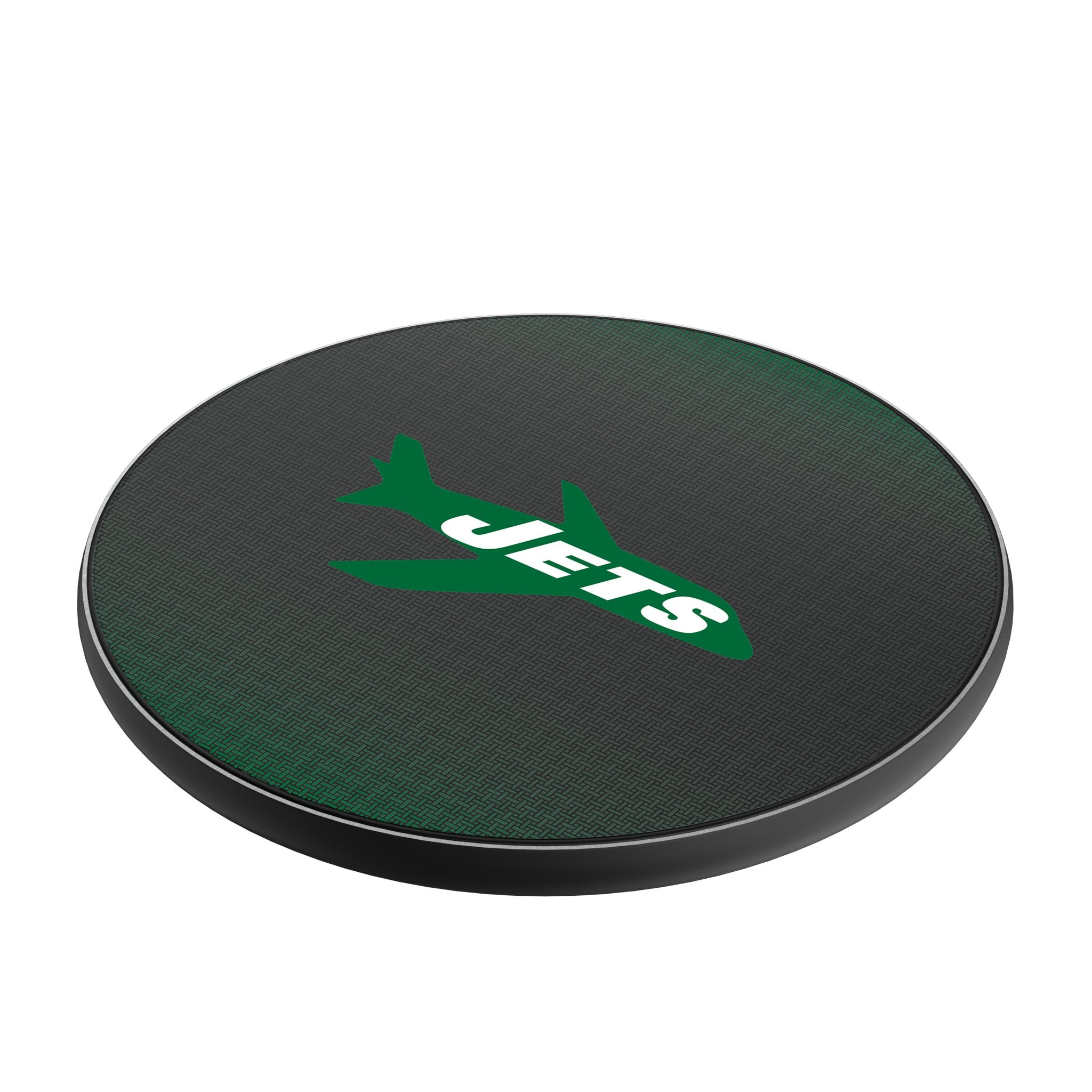 New York Jets 1963 Historic Collection Linen 15-Watt Wireless Charger Iso.Jpg