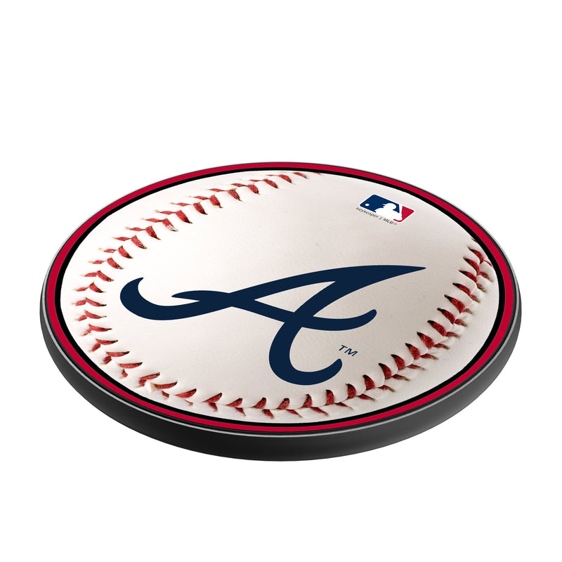 Atlanta Braves Baseball 15-Watt Wireless Charger Iso.Jpg
