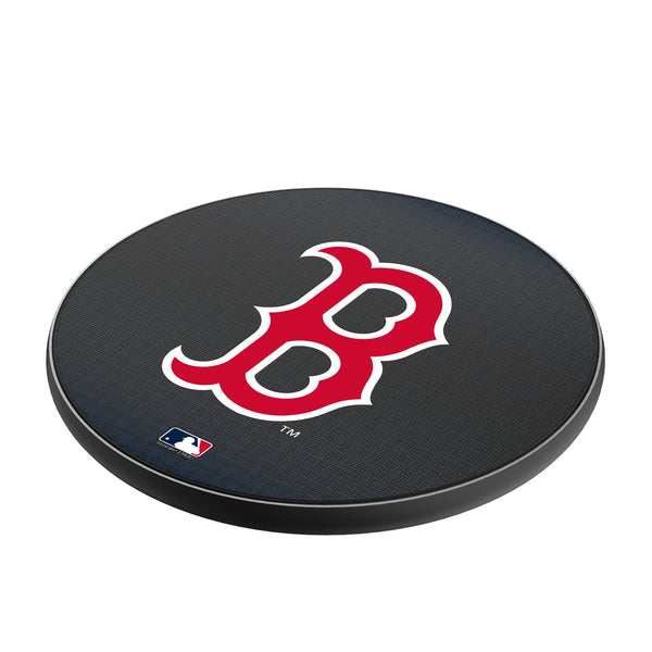 Boston Red Sox Linen 15-Watt Wireless Charger Iso.Jpg