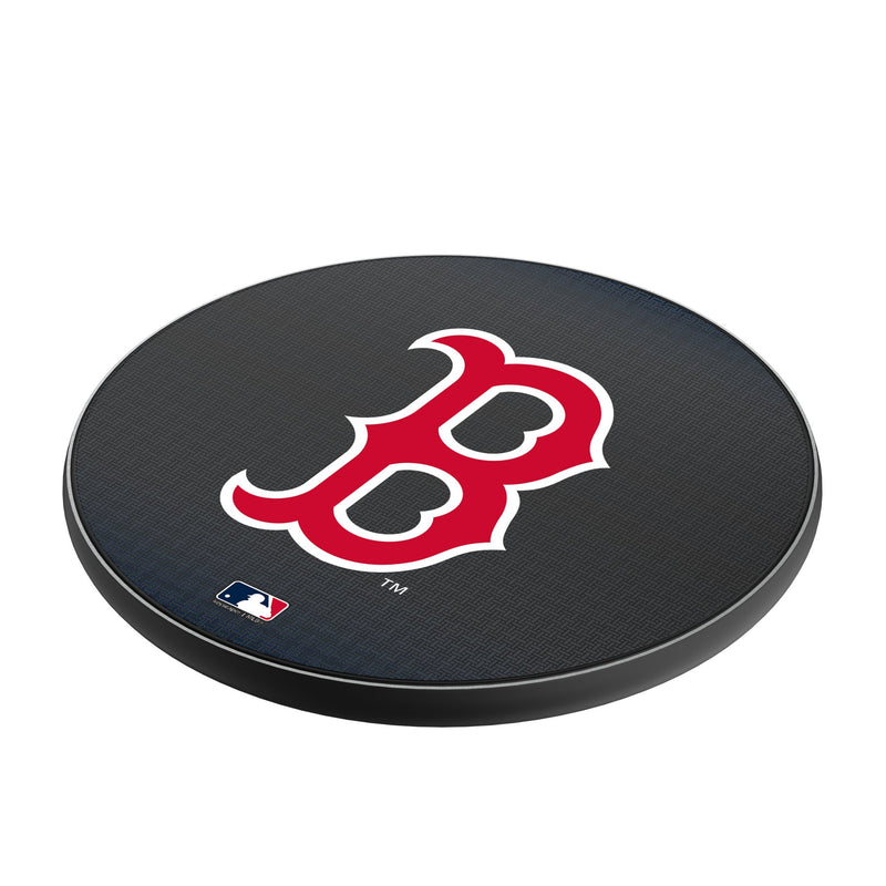 Boston Red Sox Linen 15-Watt Wireless Charger Iso.Jpg