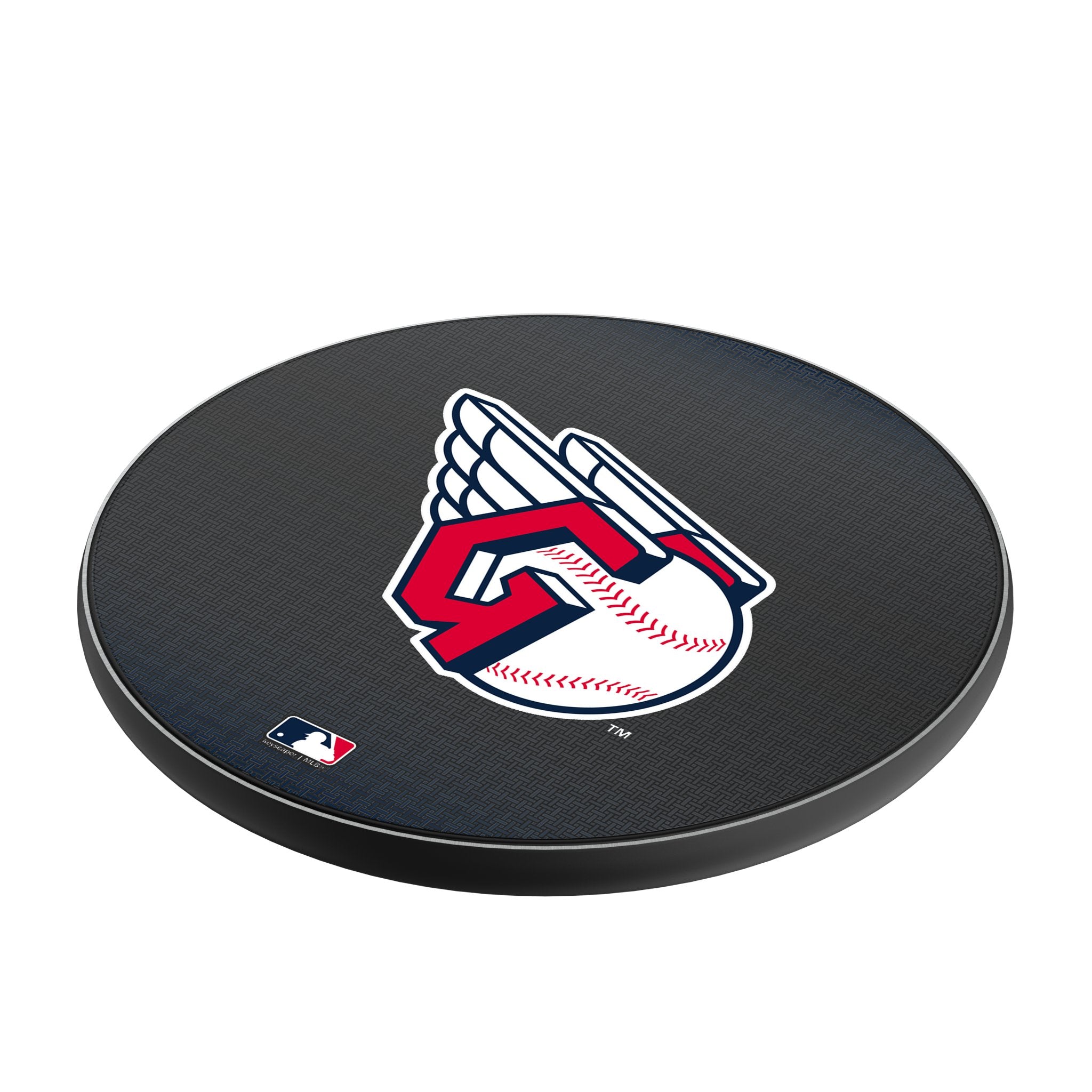 Cleveland Guardians Linen 15-Watt Wireless Charger Iso.Jpg