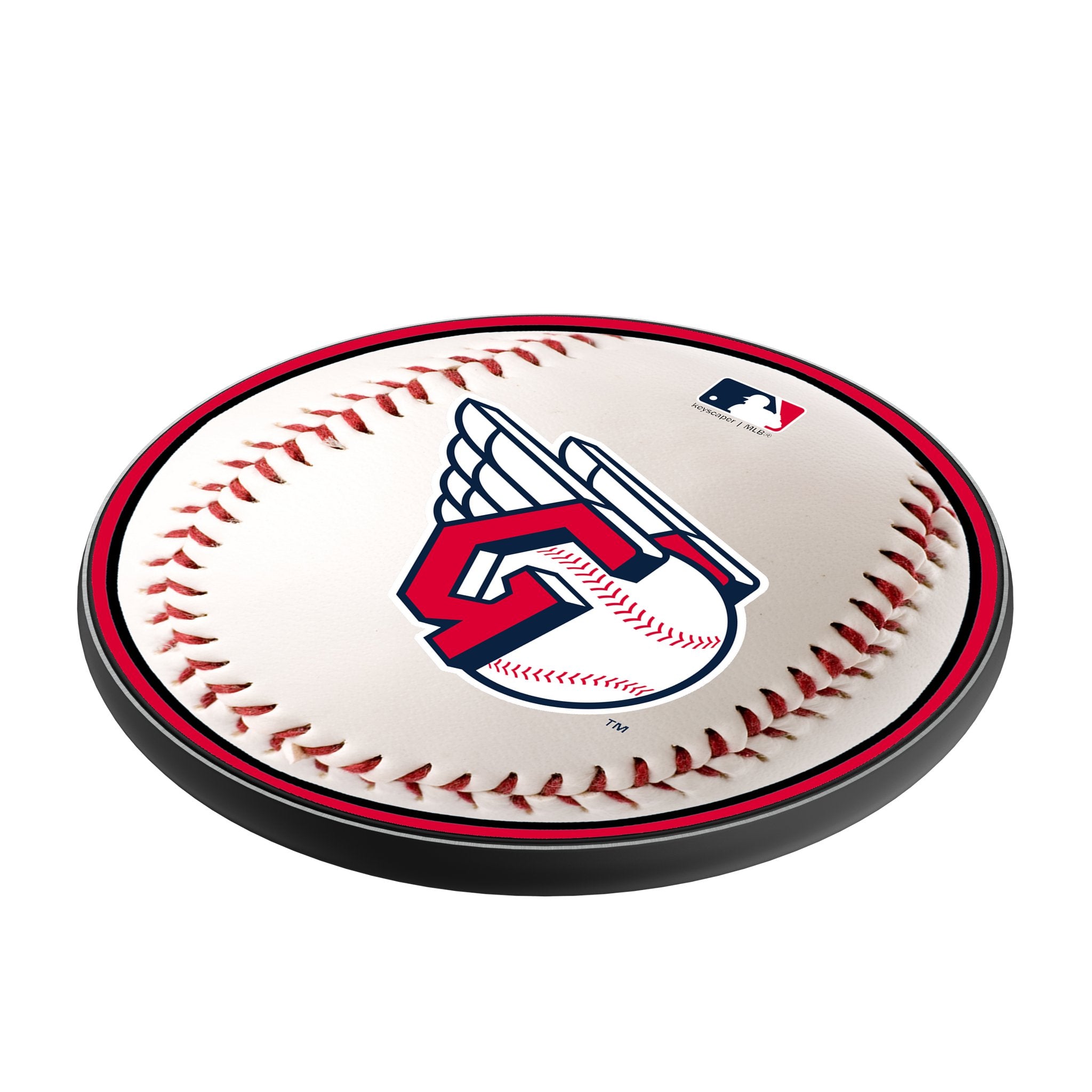 Cleveland Guardians Baseball 15-Watt Wireless Charger Iso.Jpg
