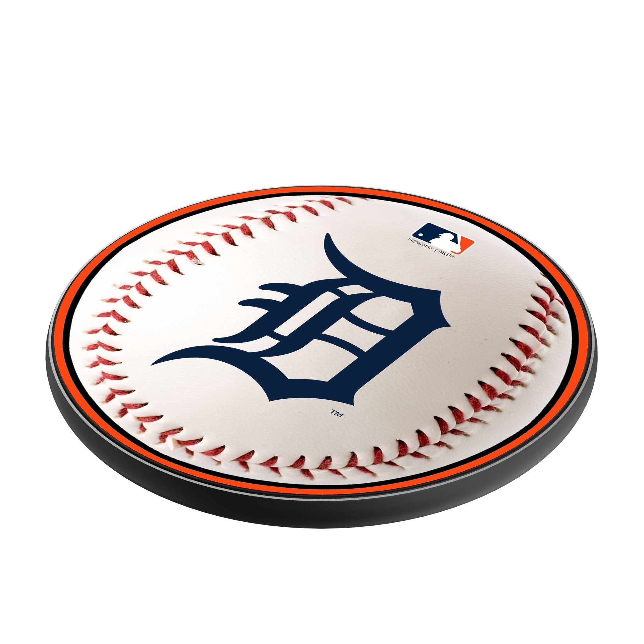 Detroit Tigers Baseball 15-Watt Wireless Charger Iso.Jpg