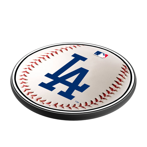 LA Dodgers Baseball 15-Watt Wireless Charger Iso.Jpg
