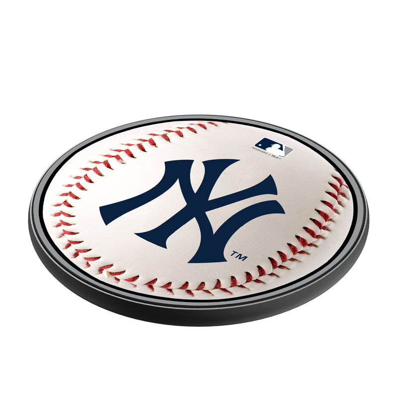 New York Yankees Baseball 15-Watt Wireless Charger Iso.Jpg