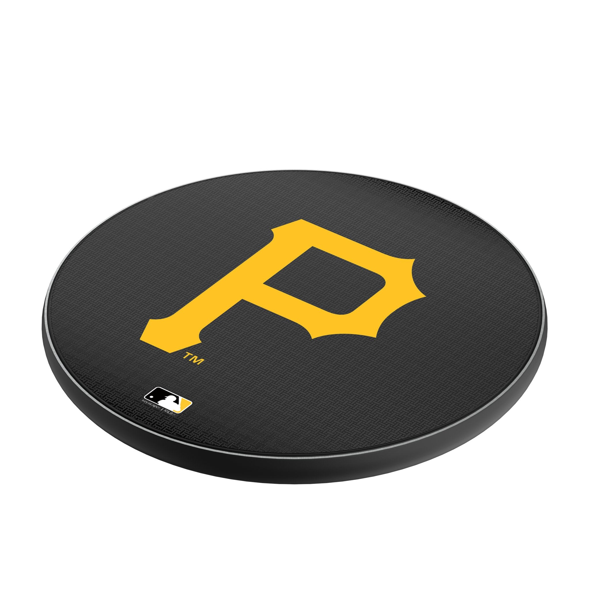 Pittsburgh Pirates Linen 15-Watt Wireless Charger Iso.Jpg