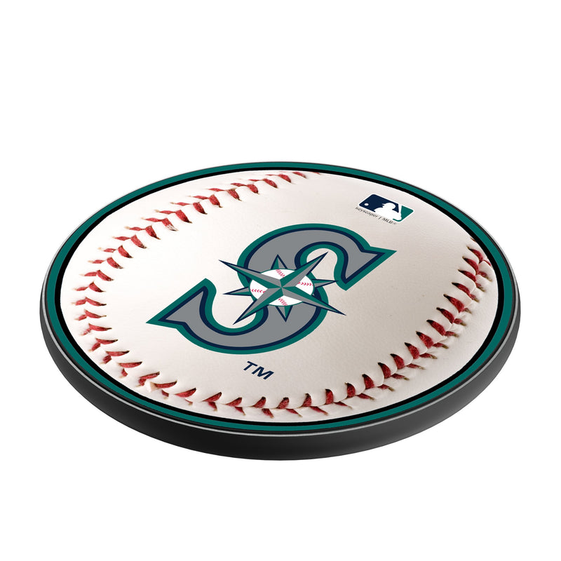 Seattle Mariners Baseball 15-Watt Wireless Charger Iso.Jpg