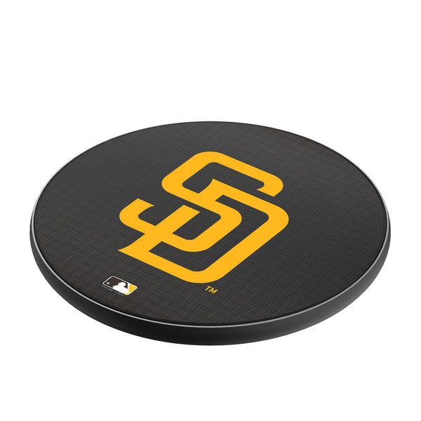 San Diego Padres Linen 15-Watt Wireless Charger Iso.Jpg