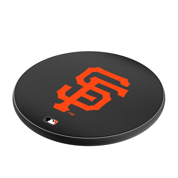 San Francisco Giants Linen 15-Watt Wireless Charger Iso.Jpg