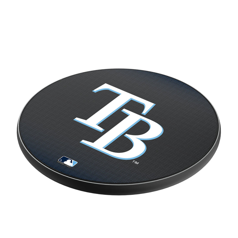 Tampa Bay Rays Linen 15-Watt Wireless Charger Iso.Jpg