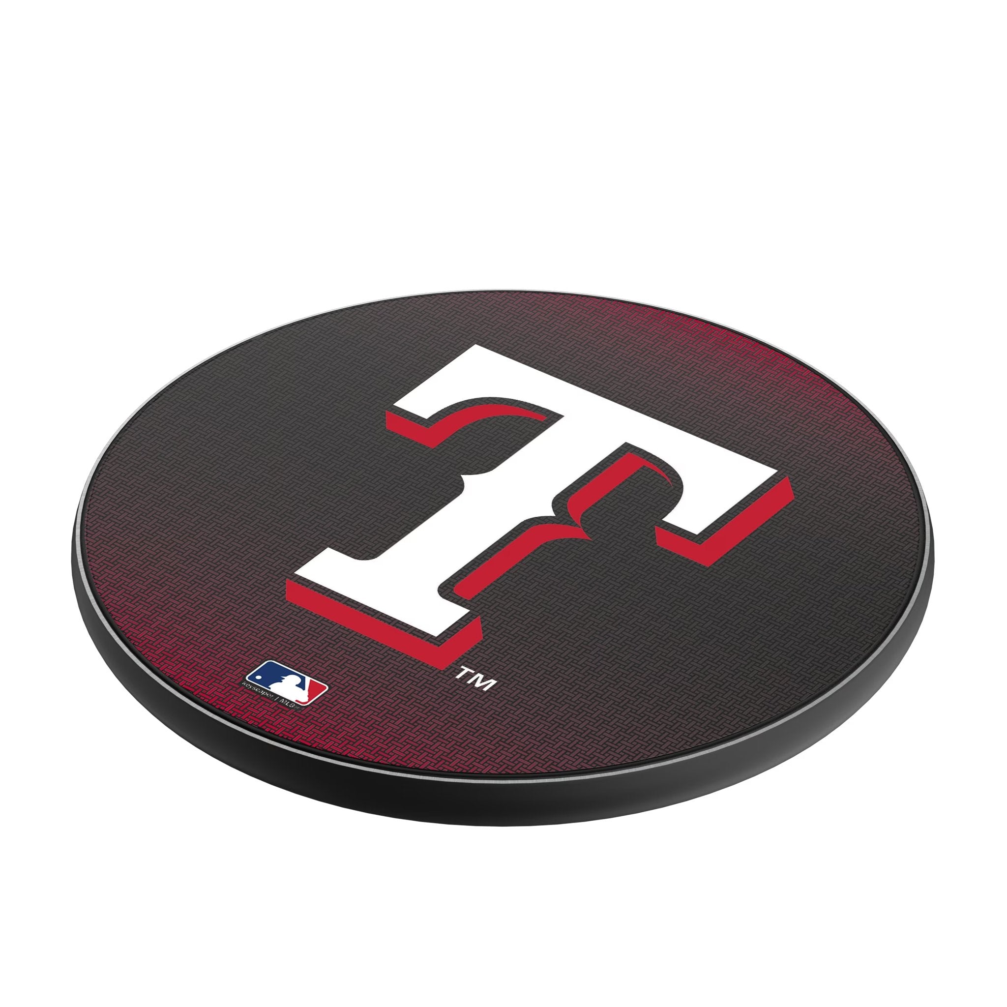 Texas Rangers Linen 15-Watt Wireless Charger Iso.Jpg
