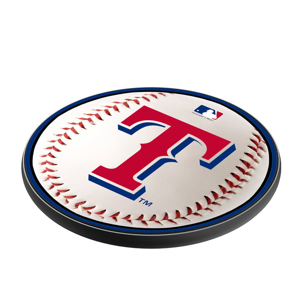 Texas Rangers Baseball 15-Watt Wireless Charger Iso.Jpg