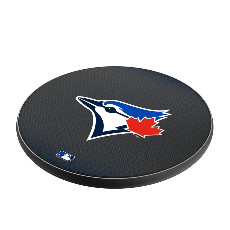 Toronto Blue Jays Linen 15-Watt Wireless Charger Iso.Jpg