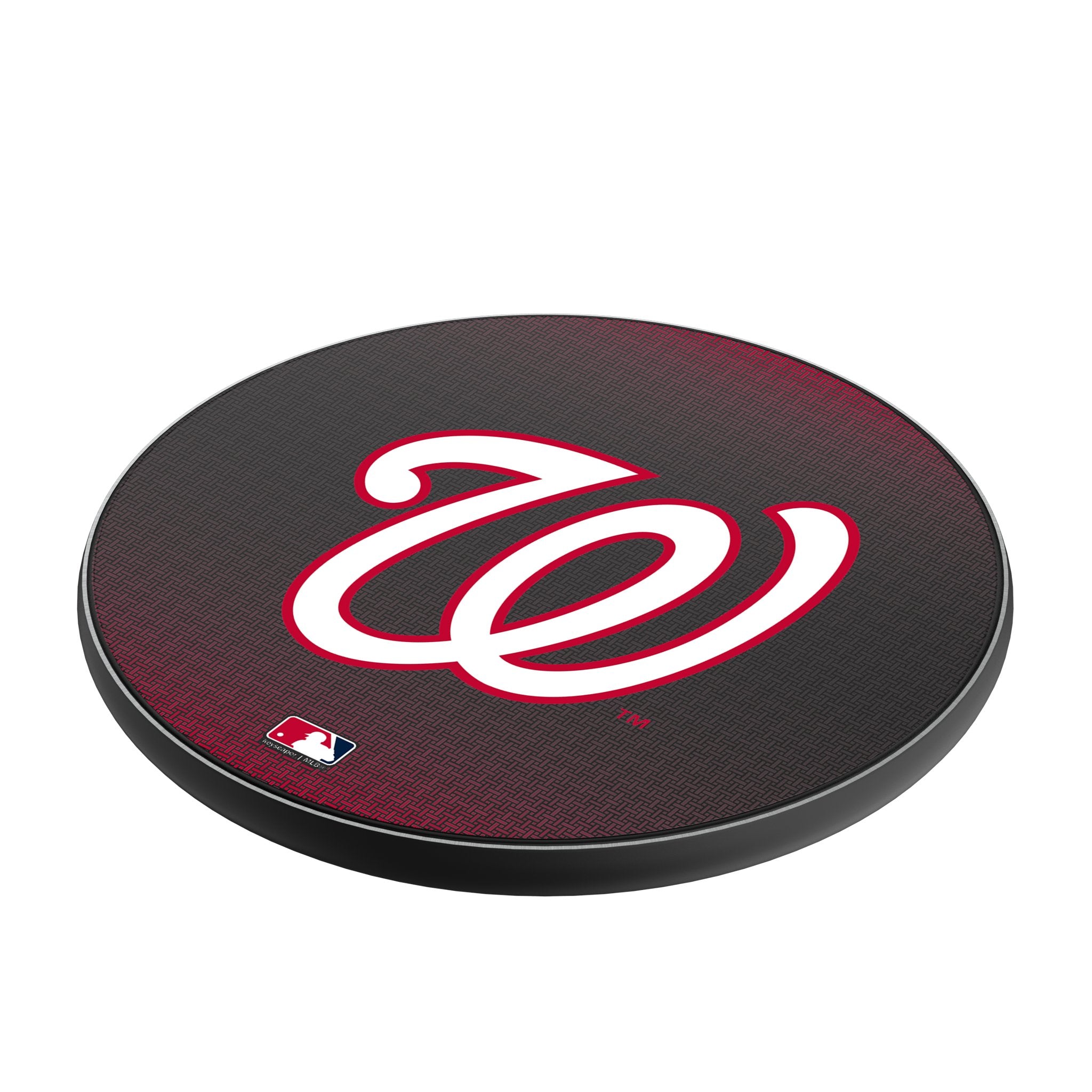 Washington Nationals Linen 15-Watt Wireless Charger Iso.Jpg