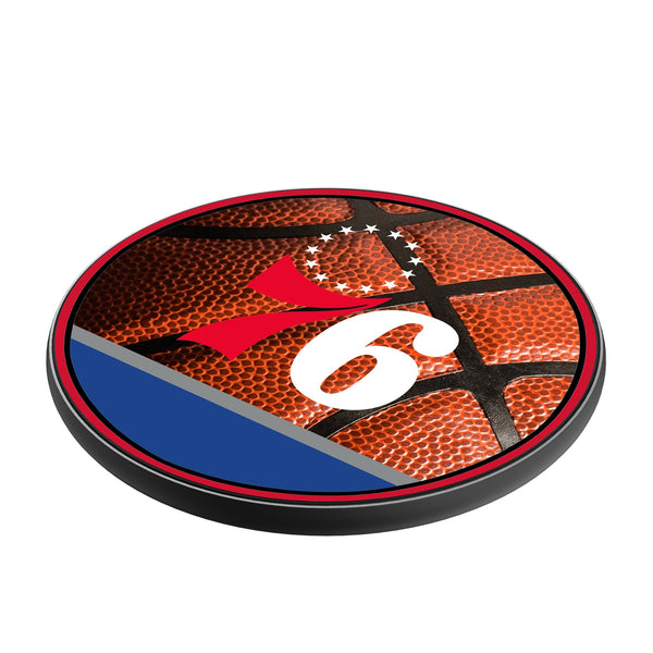 Philadelphia 76ers Basketball 15-Watt Wireless Charger Iso.Jpg