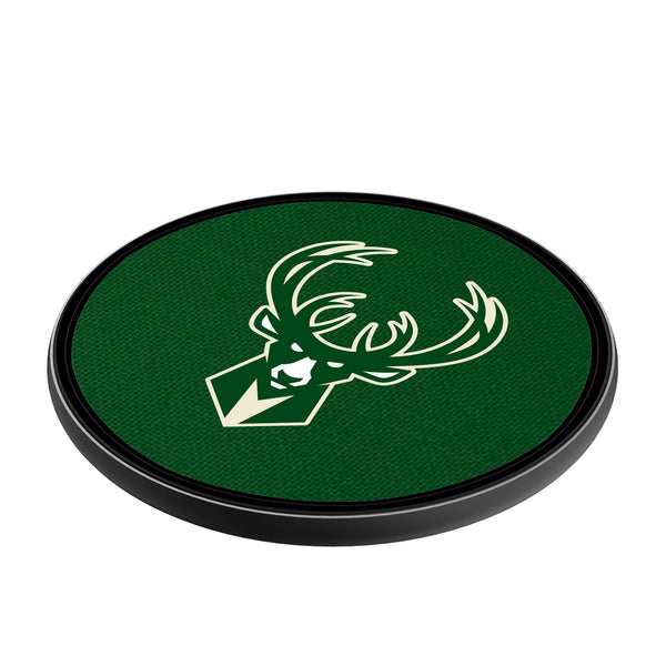 Milwaukee Bucks Solid 15-Watt Wireless Charger Iso.Jpg