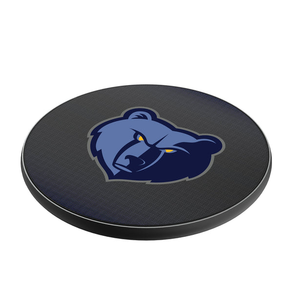 Memphis Grizzlies Linen 15-Watt Wireless Charger Iso.Jpg