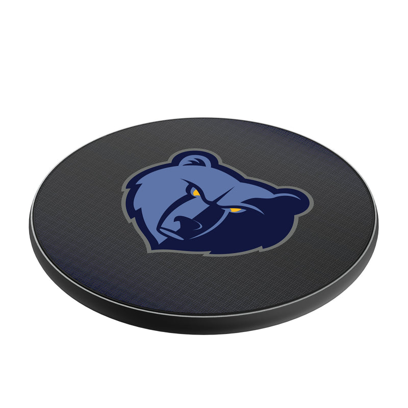 Memphis Grizzlies Linen 15-Watt Wireless Charger Iso.Jpg