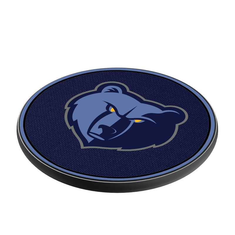 Memphis Grizzlies Solid 15-Watt Wireless Charger Iso.Jpg